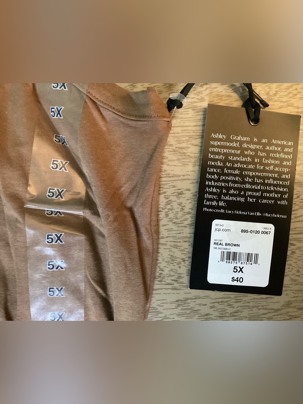 Ashley Graham Women's Plus U-Neck Sleeveless Tank Top Size 5X NWT - Picture 4 of 9